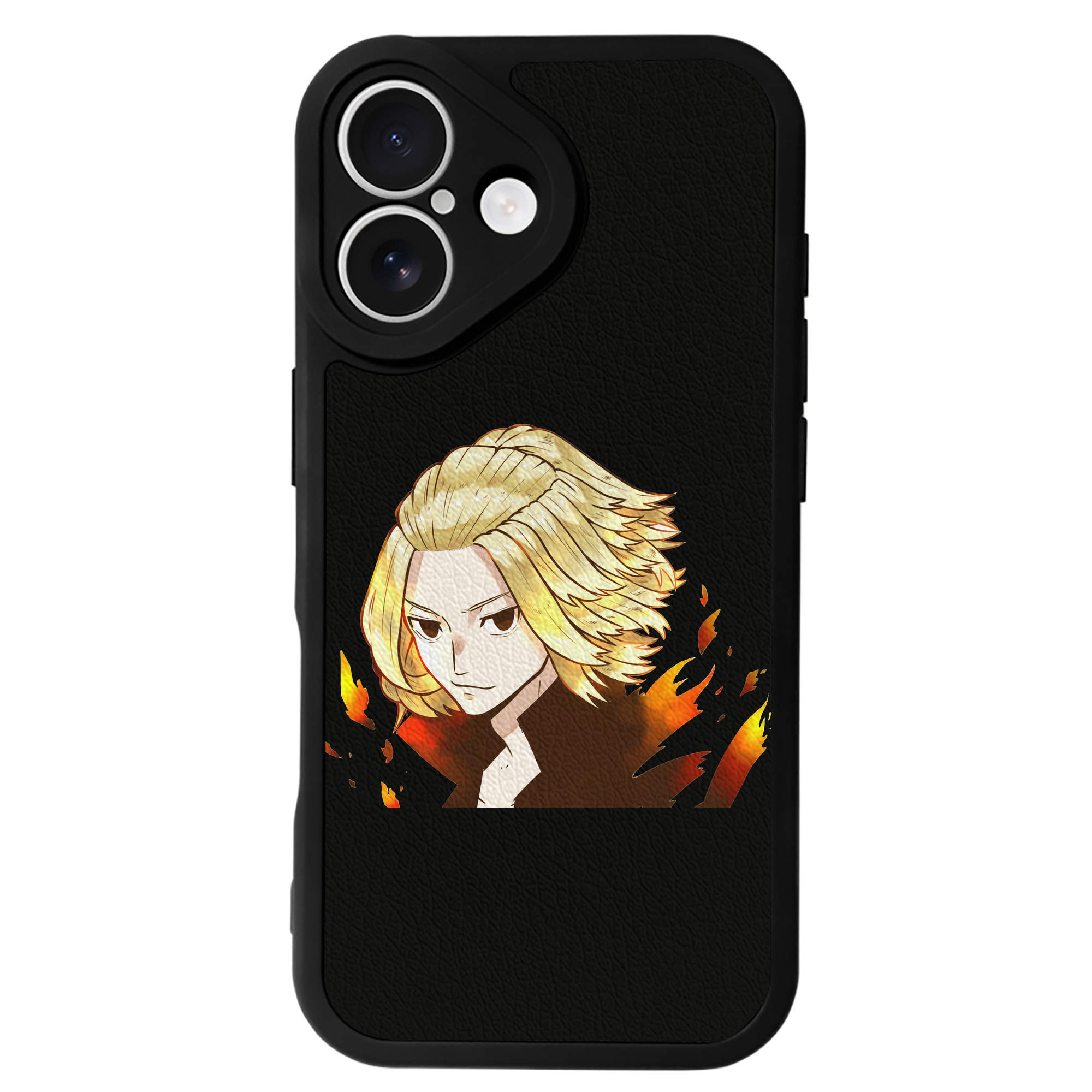 （画像用） 東京リベンジャーズ Tokyo Revengers 【iPhone 16シリーズ対応】シリコンスマホケース（レザー調） 材質：シリコン